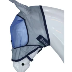Bucas Buzz-Off Vliegenmasker Deluxe met Oren Blue