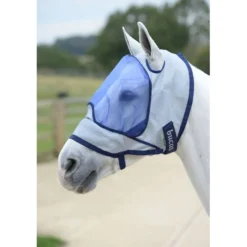 Bucas Buzz-Off Vliegenmasker Delux Blue