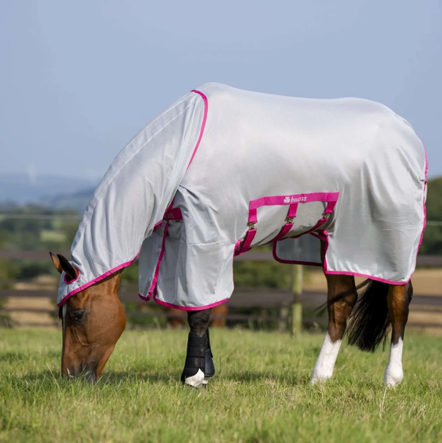 Bucas Buzz-Off X Full Neck Blue/Blossom