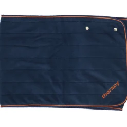 Bucas Fleece Shawl Therapy Navy/Orange