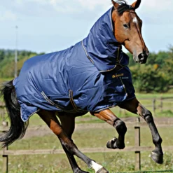 Bucas Halsstuk Irish Turnout Combi Neck 50g Navy/Gold