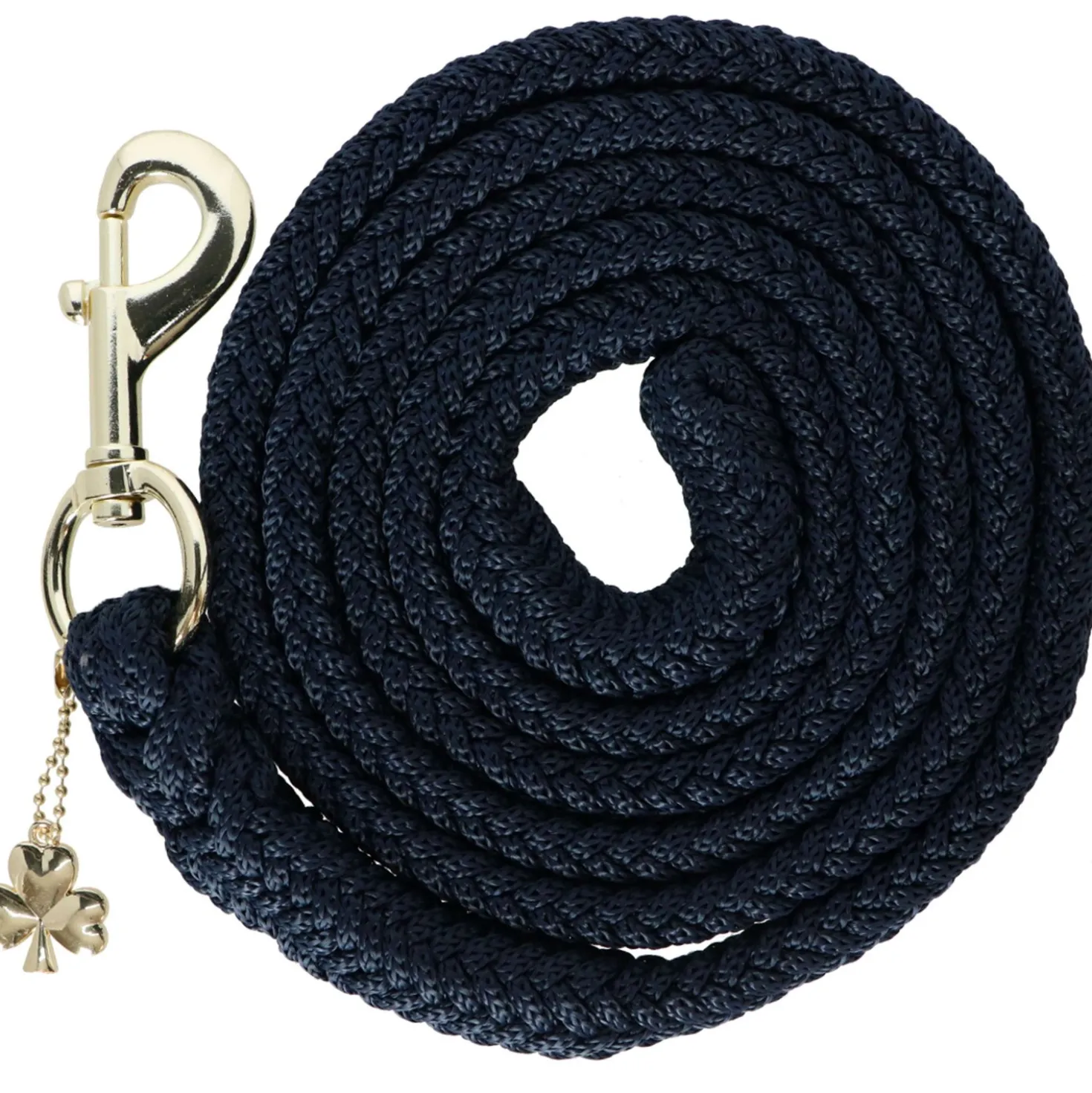 Bucas Halstertouw Comfort met Musketonhaak Navy/Navy