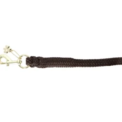 Bucas Halstertouw Comfort met Musketonhaak Bruin/Bruin
