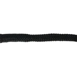 Bucas Halstertouw Comfort met Musketonhaak Zwart/Zwart