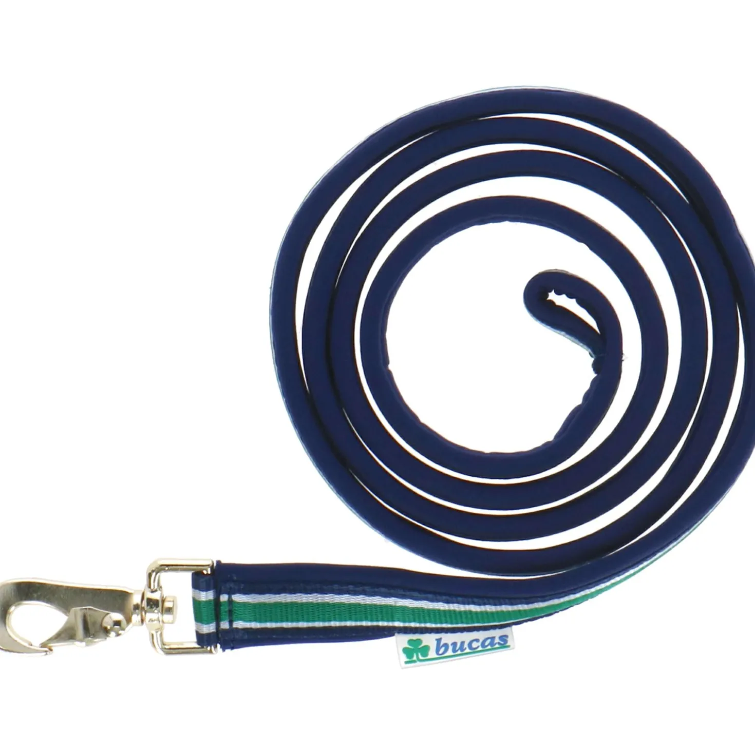 Bucas Lead Rein Dublin Padded Striped/Navy
