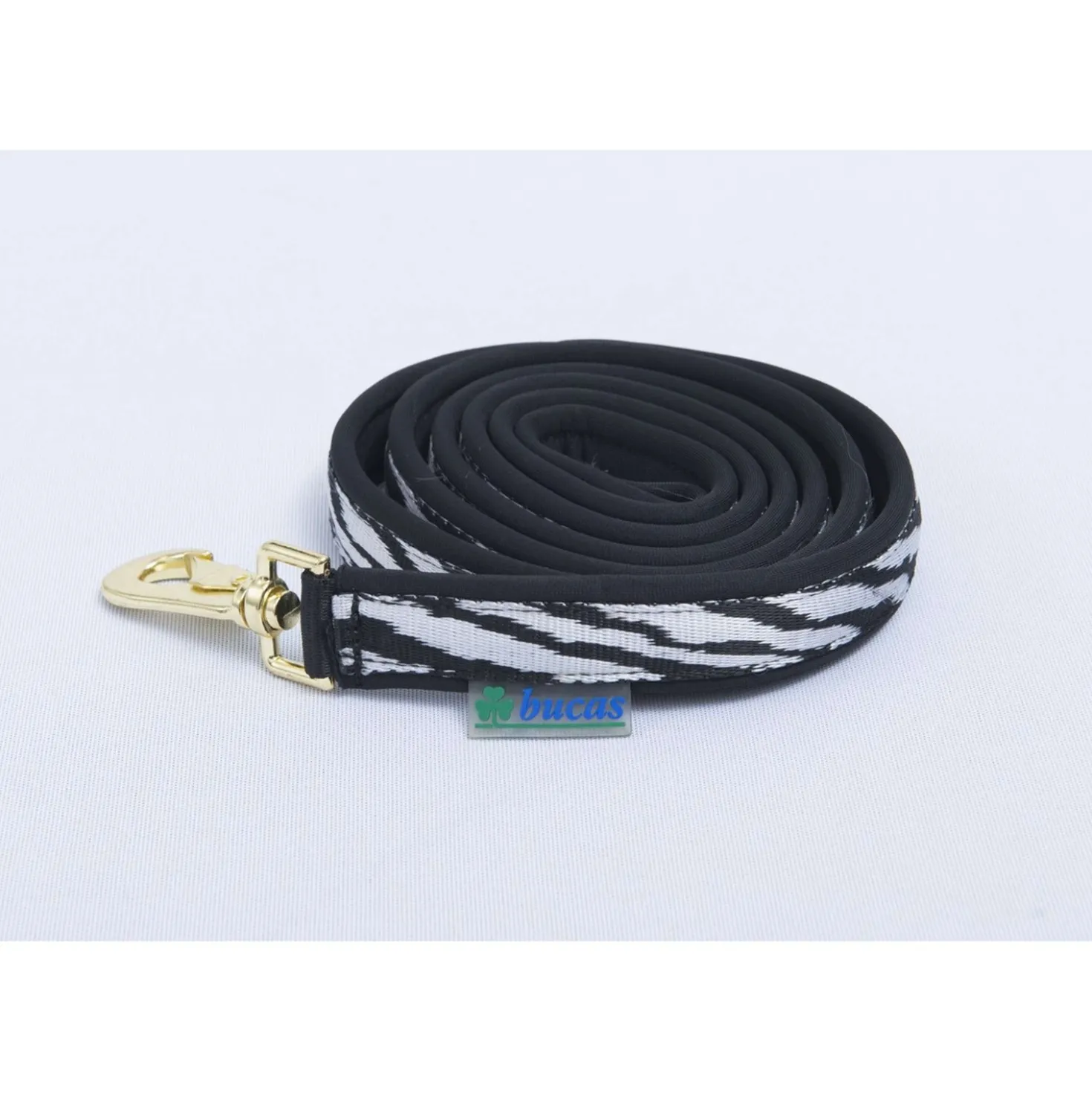 Bucas Lead Rein Dublin Padded Zebra