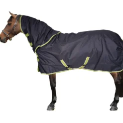 Bucas Oasis Turnout Neck 200g Dark Grey/Lime
