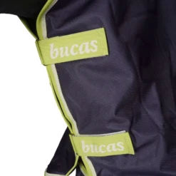 Bucas Oasis Turnout Neck 200g Dark Grey/Lime