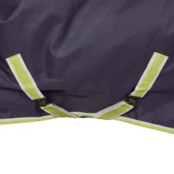 Bucas Oasis Turnout Neck 100g Dark Grey/Lime