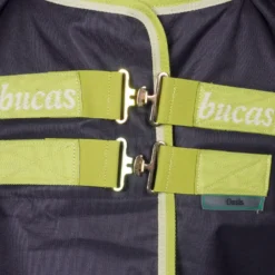 Bucas Oasis Turnout Neck 100g Dark Grey/Lime