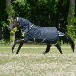 Bucas Oasis Turnout Neck 100g Dark Grey/Lime