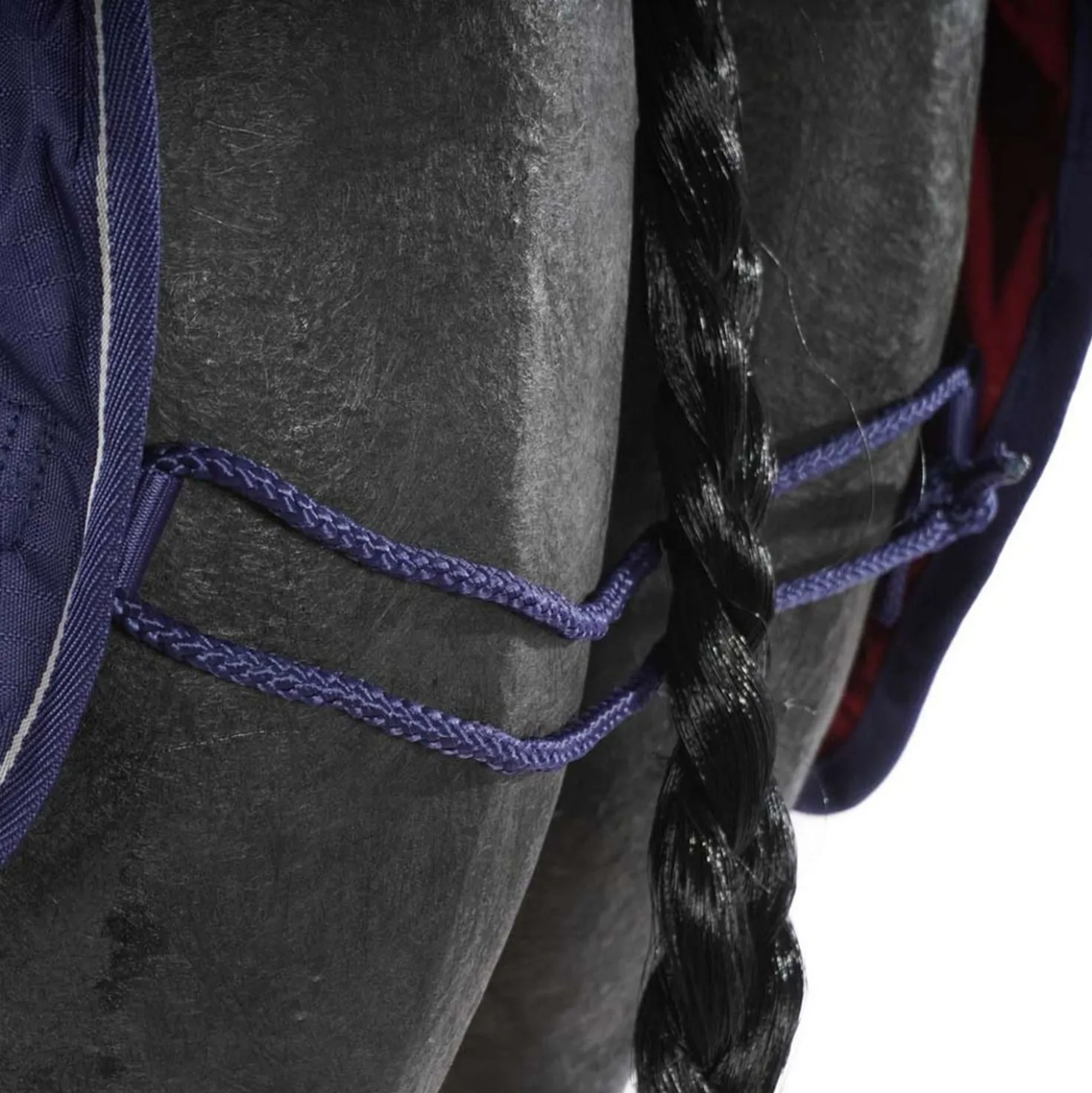 Bucas Quarter Sheet Navy/Silver