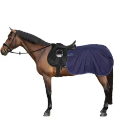 Bucas Quarter Sheet Navy/Silver