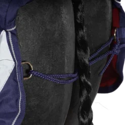 Bucas Riding Rug Navy/Silver