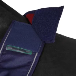 Bucas Riding Rug Navy/Silver