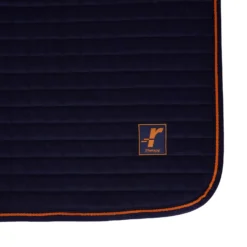 Bucas Therapy Dog Bed Navy/Orange
