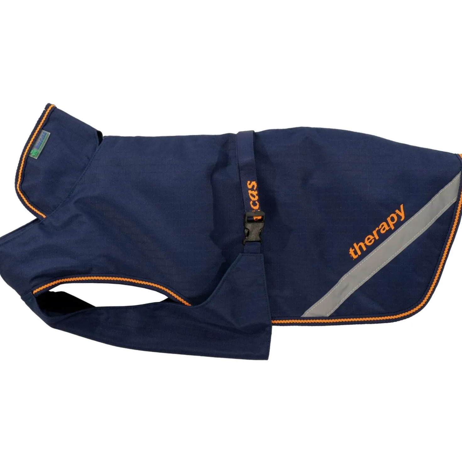 Bucas Therapy Dog Rug 150g Navy/Orange