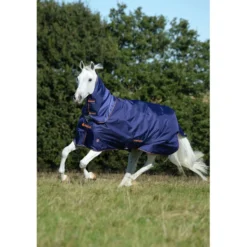 Bucas Therapy Turnout Neck Navy/Orange
