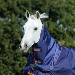 Bucas Therapy Turnout Neck Navy/Orange