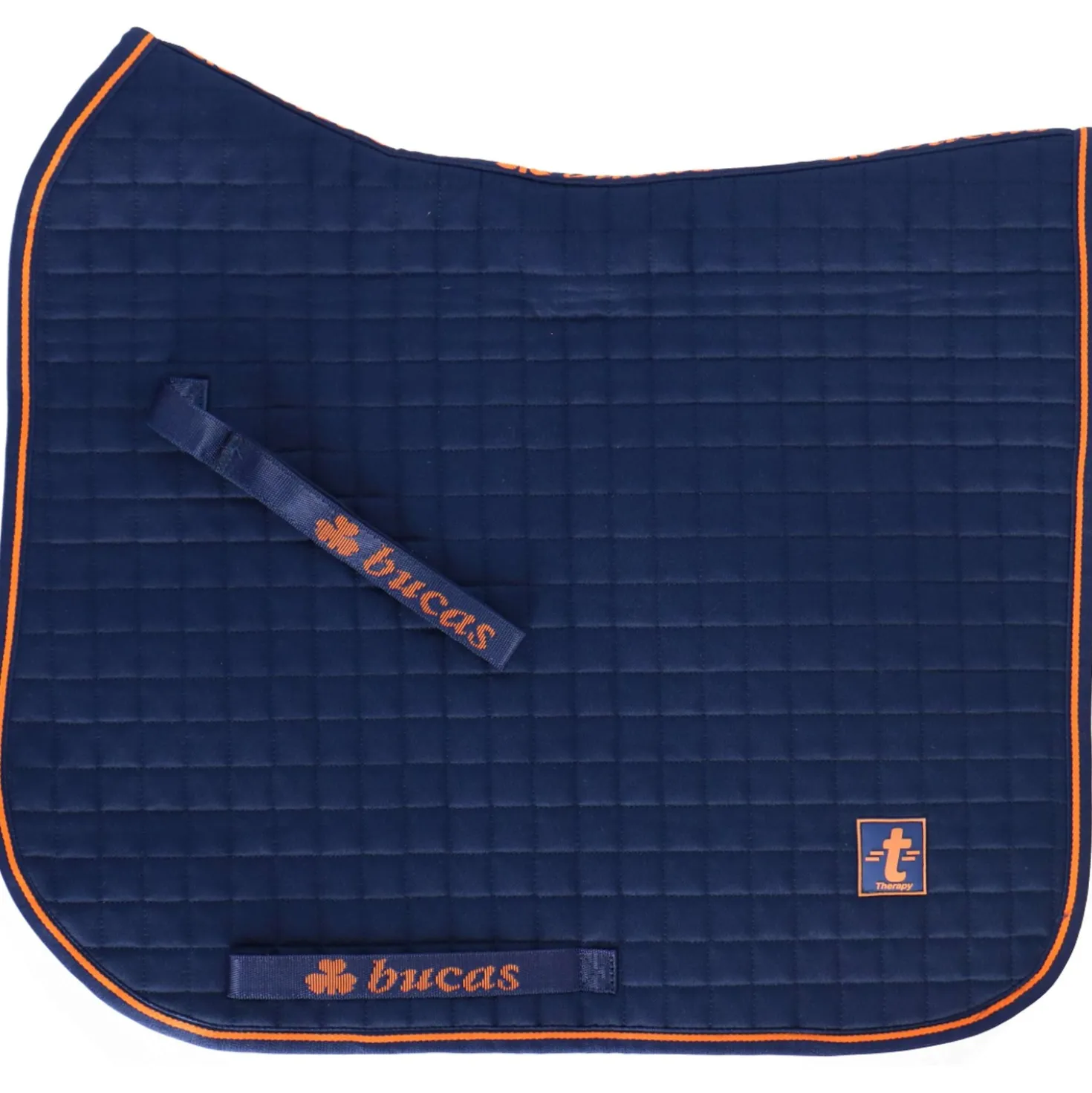Bucas Therapy Zadeldekje Dressuur Navy/Orange