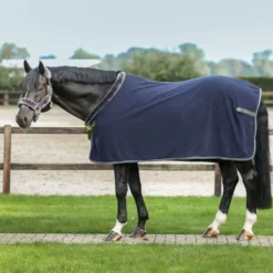 Bucas Zweetdeken Show-Line 400 Navy/Grijs