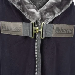 Bucas Zweetdeken Show-Line 400 Navy/Grijs