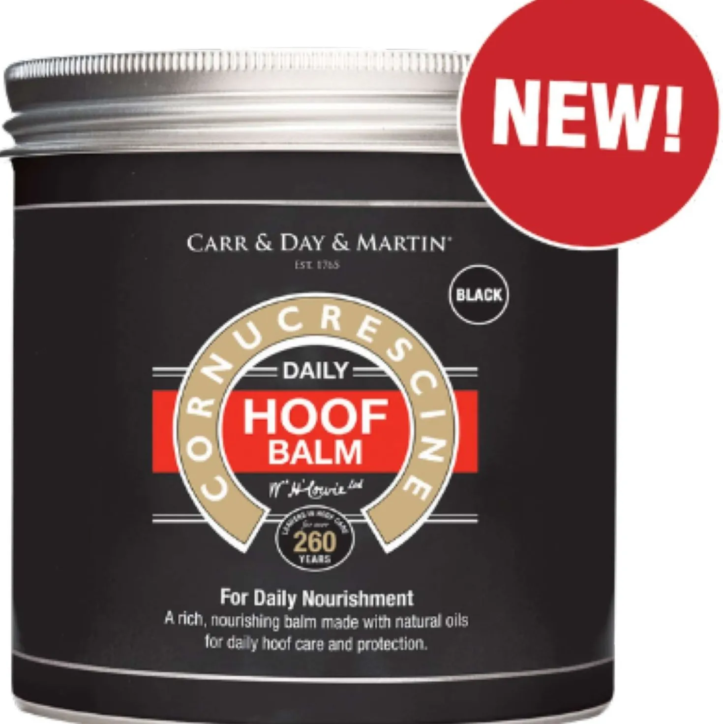 Carr & Day & Martin Cornucrescine Hoof Balm Black
