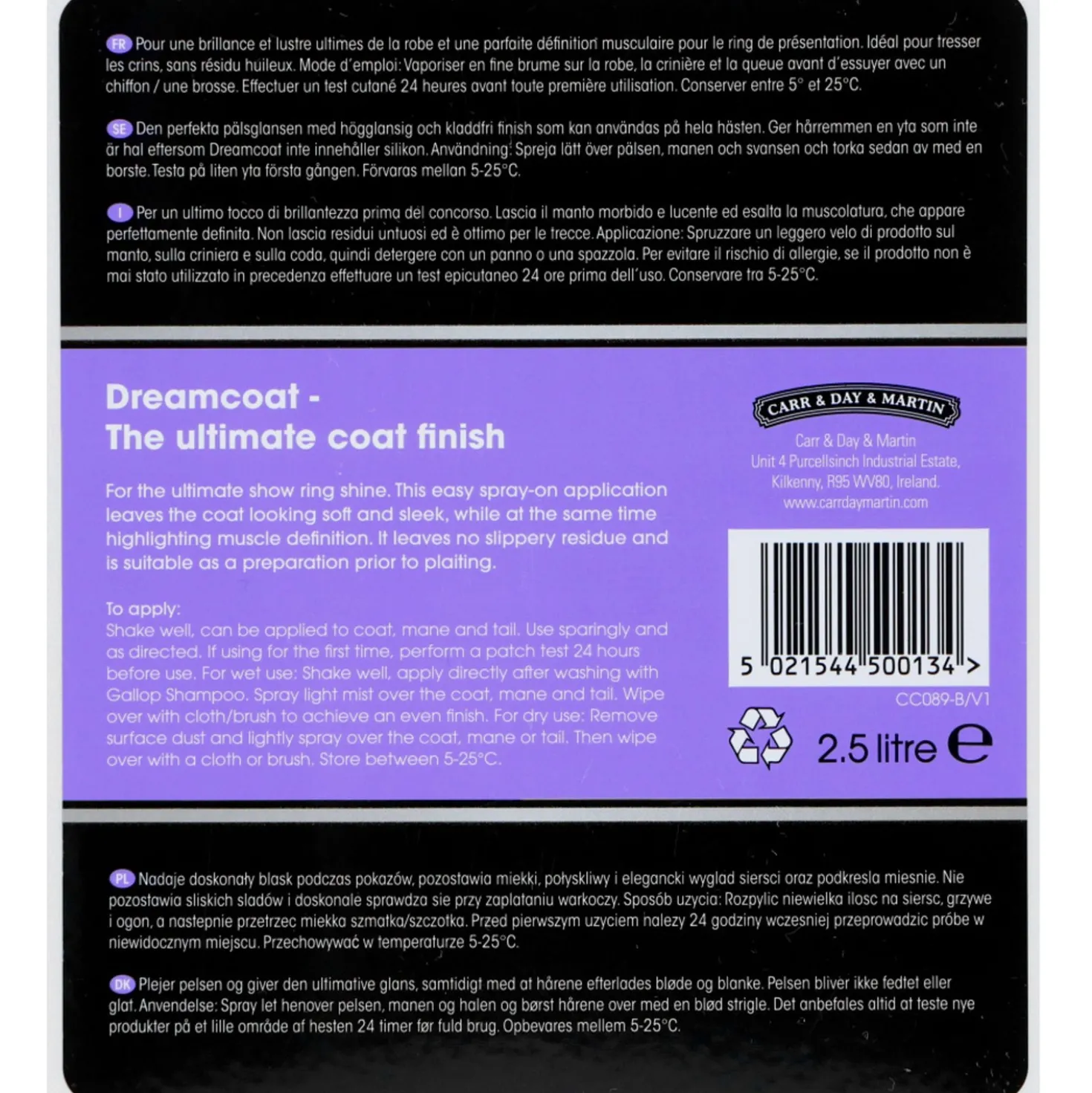 Carr & Day & Martin Dreamcoat Refill