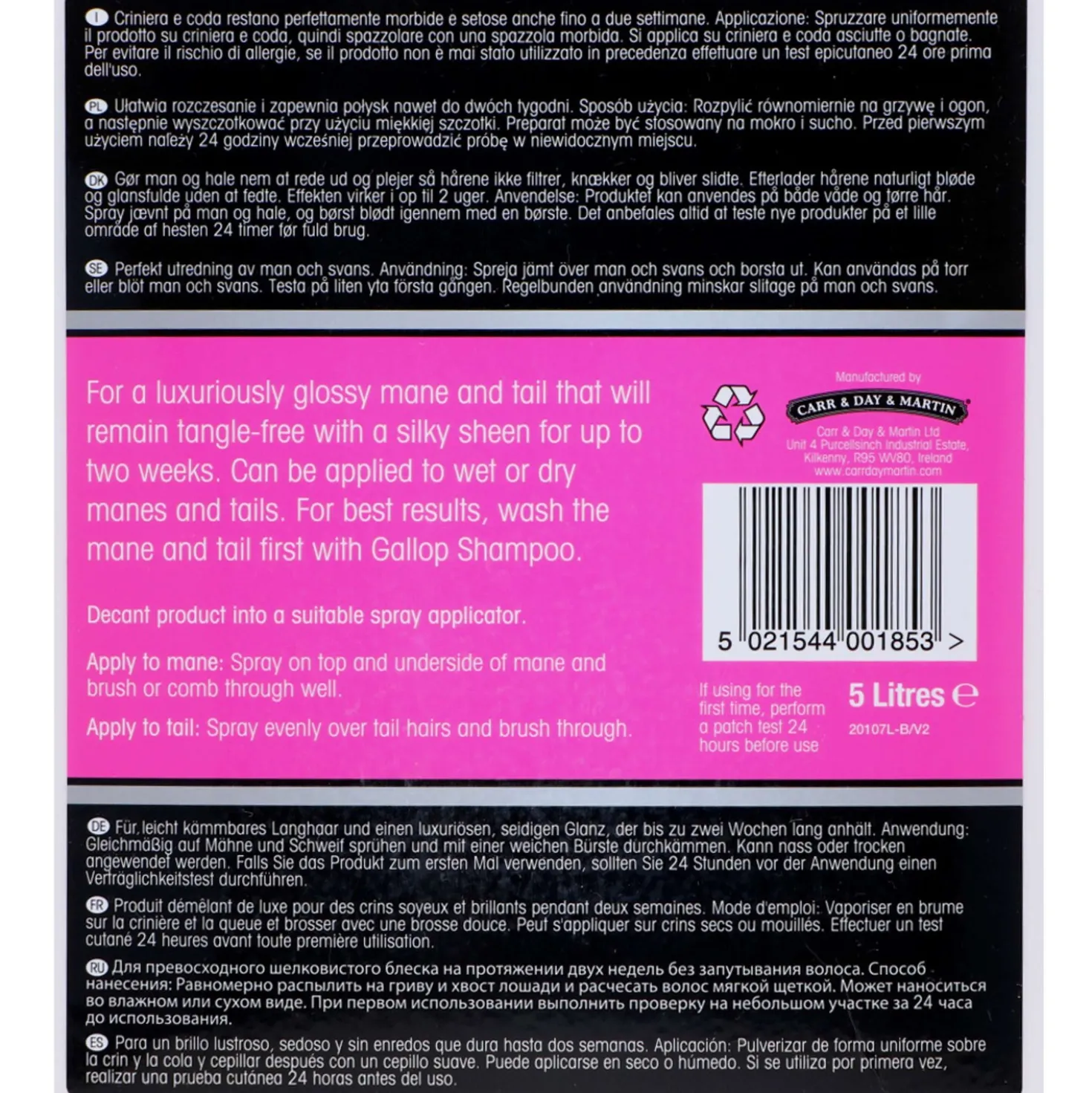 Carr & Day & Martin Manen/Staartlotion Refill