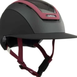 Casco Cap Elite Carbon Burgundy