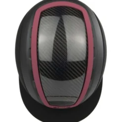 Casco Cap Elite Carbon Burgundy