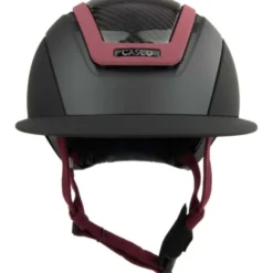 Casco Cap Elite Carbon Burgundy