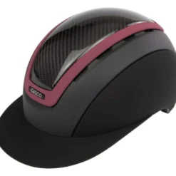 Casco Cap Elite Carbon Burgundy
