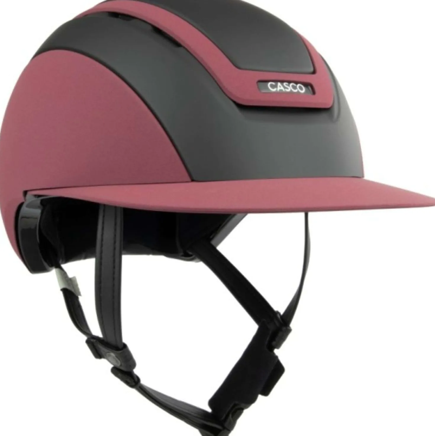 Casco Cap Elite Zwart/Wijnrood