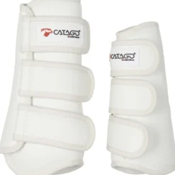 Catago Beenbeschermers Set van 4 Wit