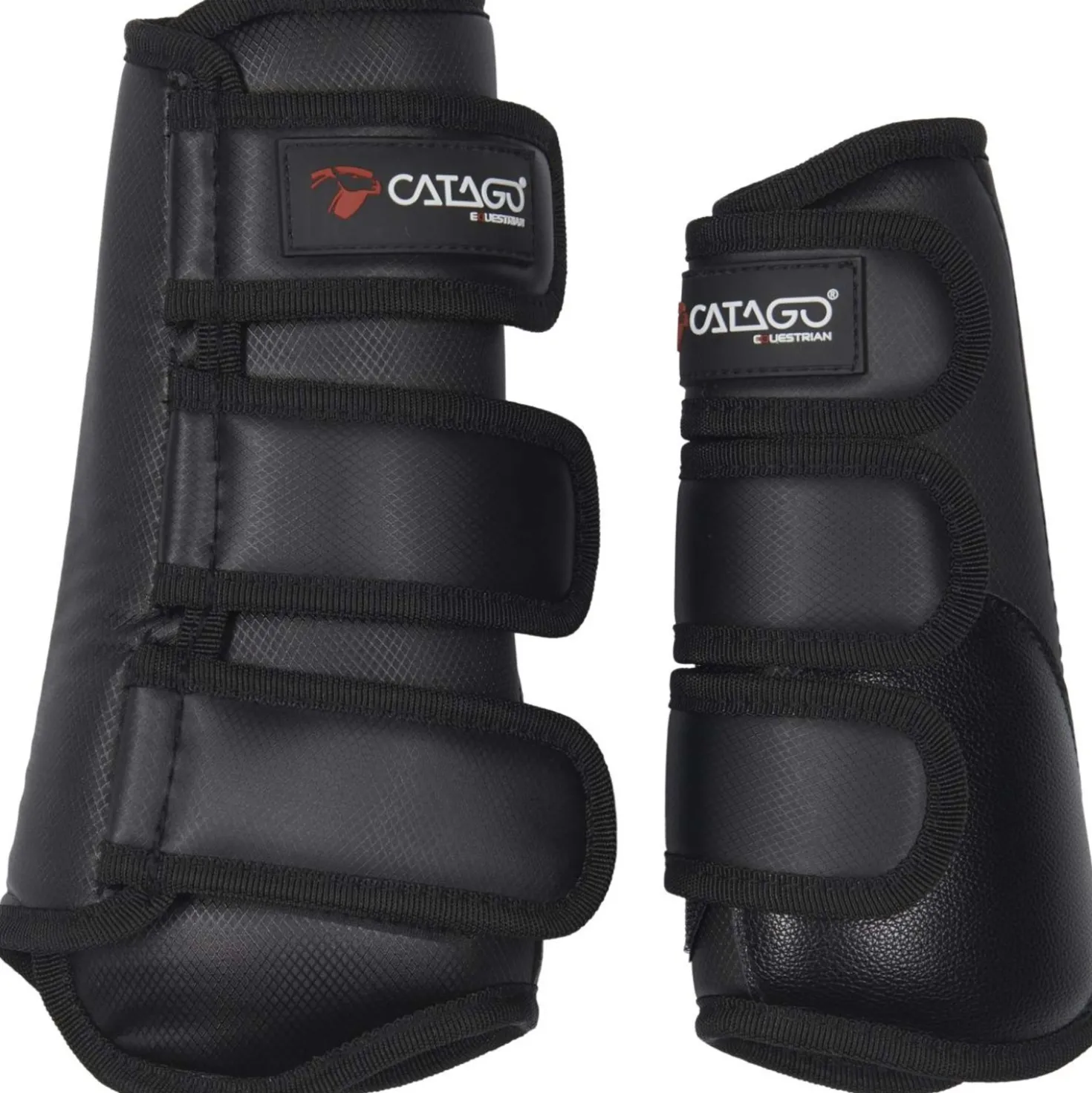 Catago Beenbeschermers Set van 4 Zwart