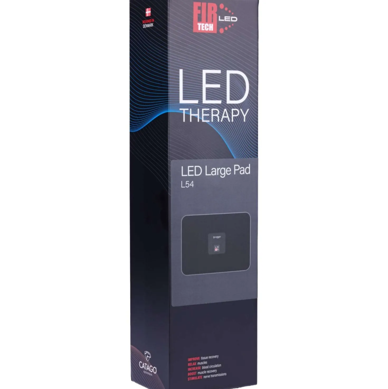 Catago LED Therapie Pad Fir-Tech L54 Zwart
