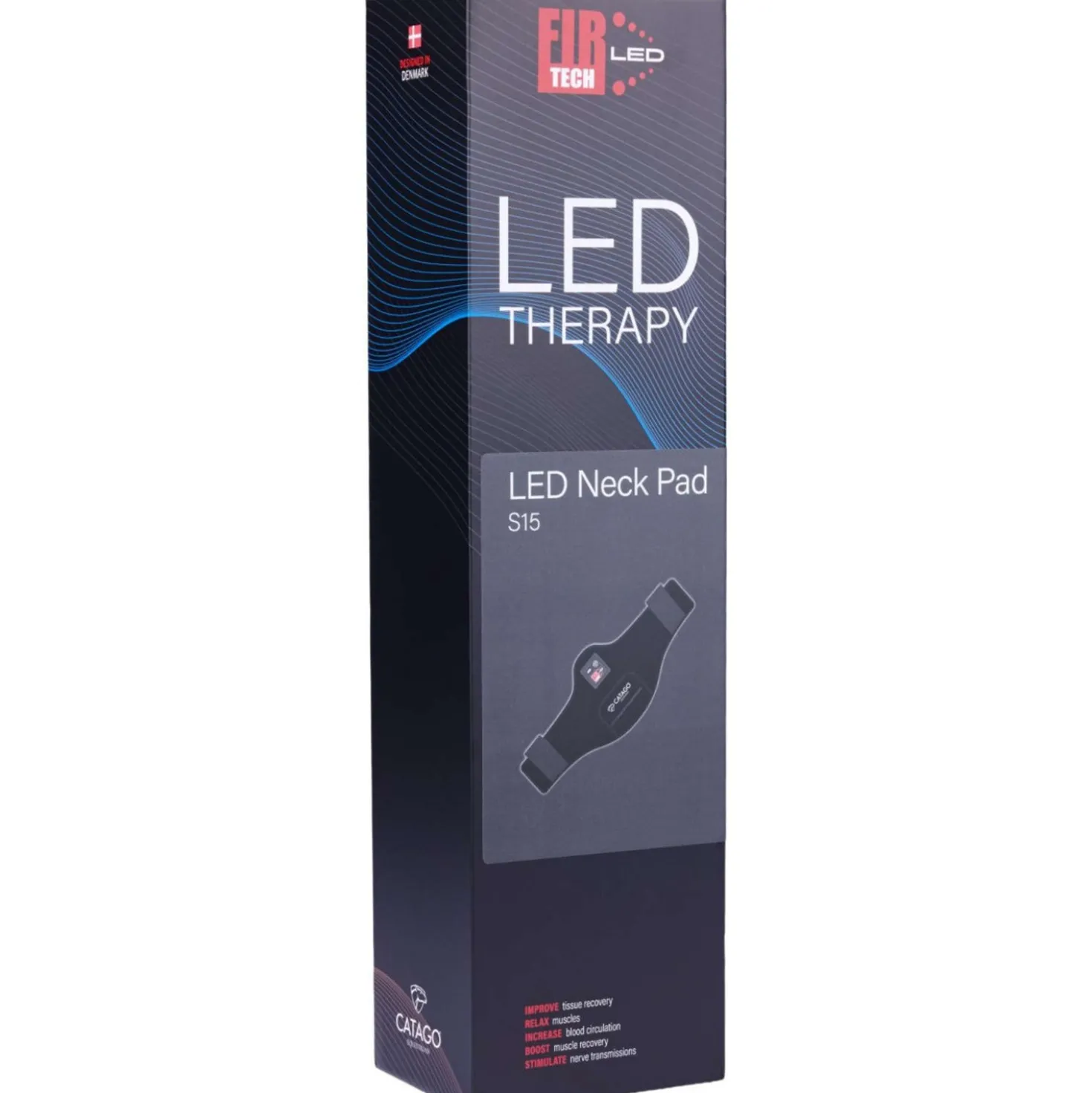 Catago Nekpad LED Fir-Tech Zwart