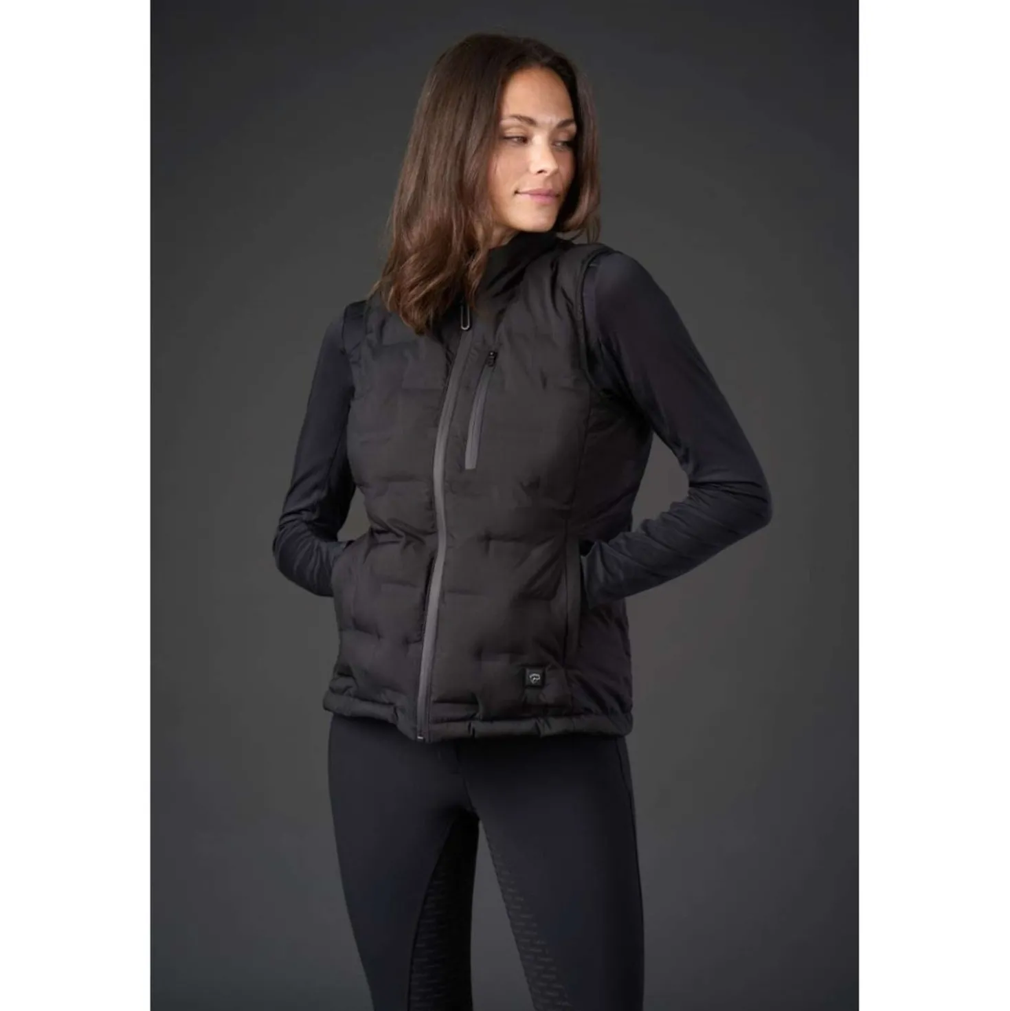Catago Verwarmde Bodywarmer Heated Zwart