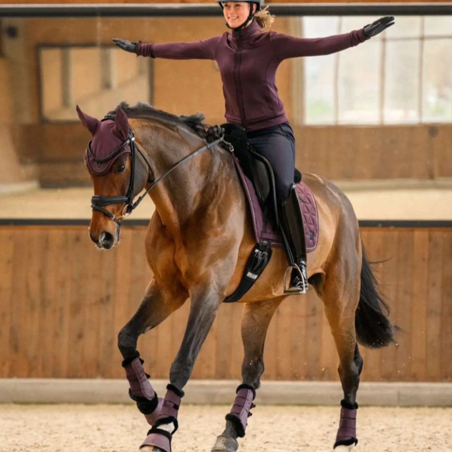 Cavallo Dressage Boots CavalJoca Dusty Plum