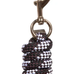 Cavallo Halstertouw CavalJace met Musketonhaak Café Noir