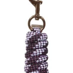 Cavallo Halstertouw CavalJace met Musketonhaak Dusty Plum
