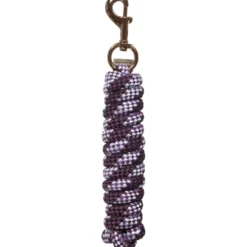 Cavallo Halstertouw CavalJace met Musketonhaak Dusty Plum