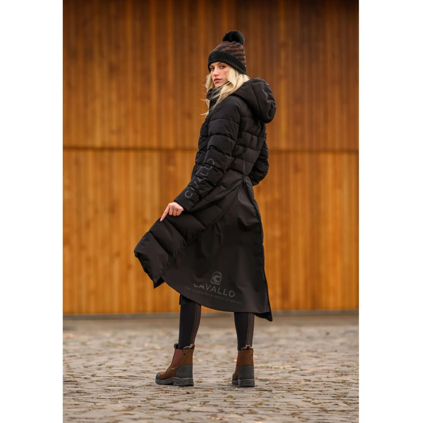 Cavallo Lange Jas CavalDeni Zwart