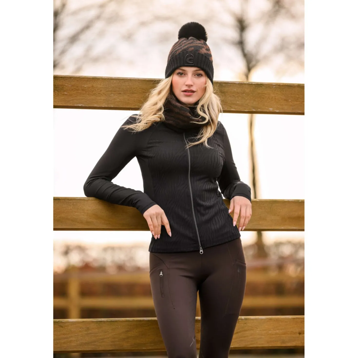 Cavallo Nekwarmer CavalDextra Black Café