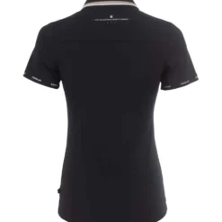 Cavallo Poloshirt CavalPique V-Neck Zwart