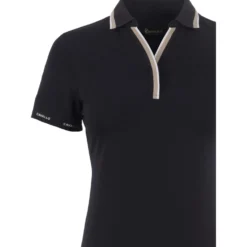 Cavallo Poloshirt CavalPique V-Neck Zwart