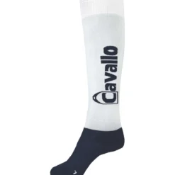 Cavallo Sokken CavalSimo C Wit/Donkerblauw