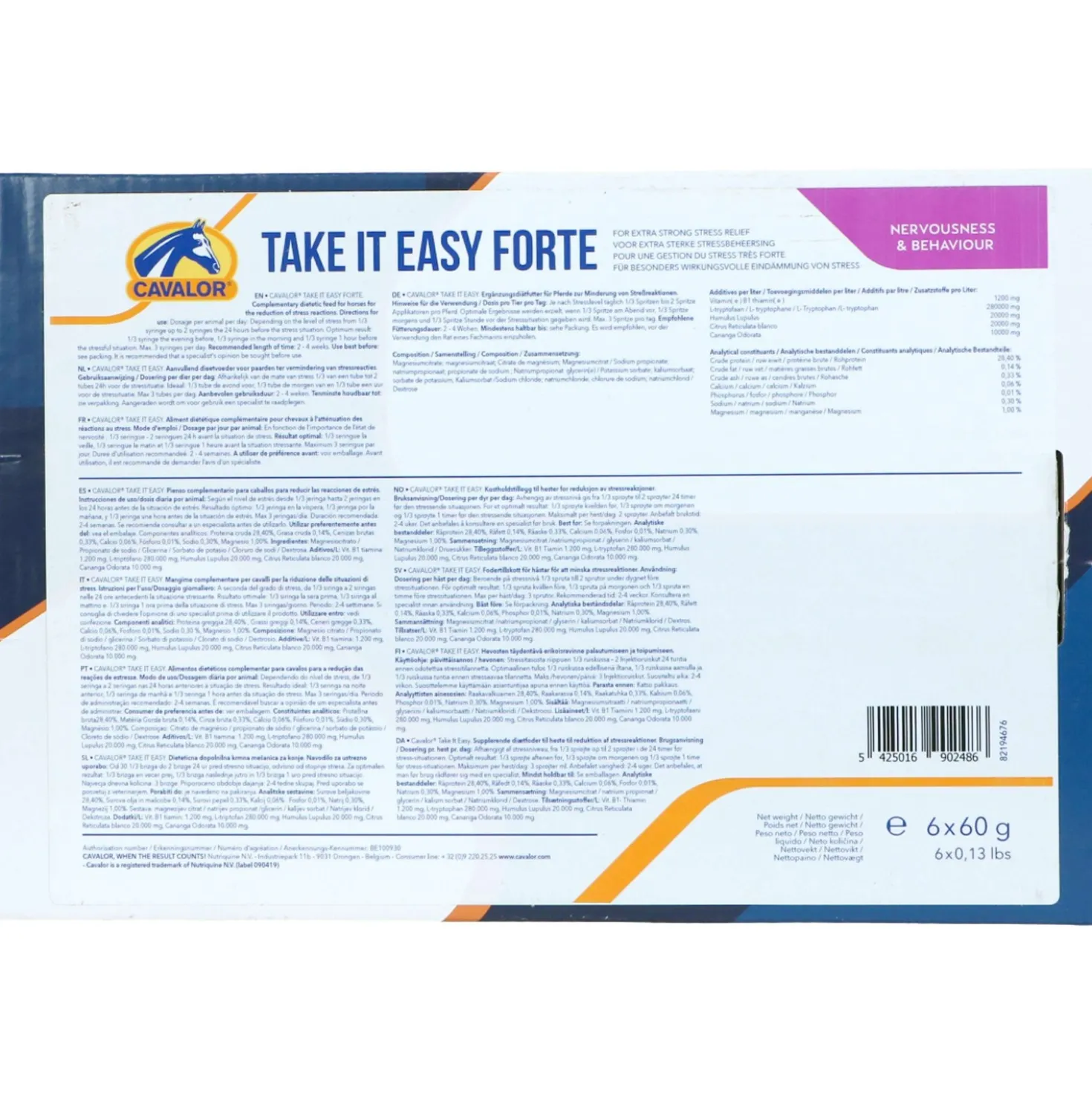Cavalor Take It Easy Forte Box