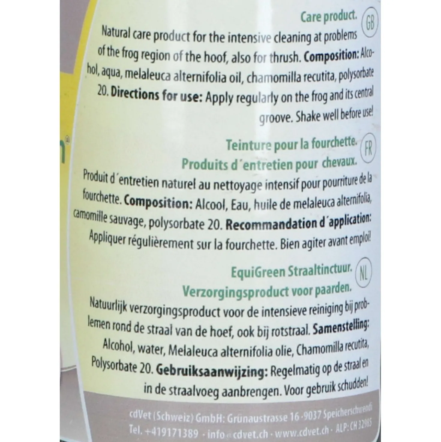 cdVet EquiGreen Straaltinctuur